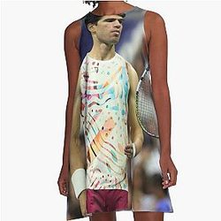 Carlos Alcaraz A Line Dress