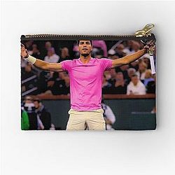 Who is Carlos Alcaraz Zipper Pouch