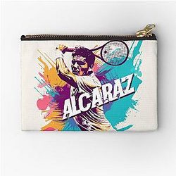 Dynamic Tennis Star Alcaraz Zipper Pouch