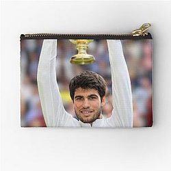 Carlos Alcaraz Tennis Winner Zipper Pouch
