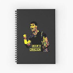 Carlos Alcaraz Spiral Notebook