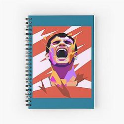 Carlos Alcaraz Spiral Notebook