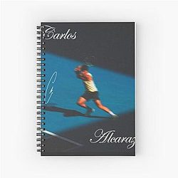 Carlos Alcaraz Signature Notebook