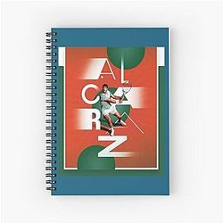 Tennis Carlos Alcaraz Spiral Notebook