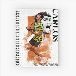 Carlos Alcaraz Spiral Notebook