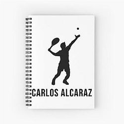 Carlos Alcaraz Spiral Notebook