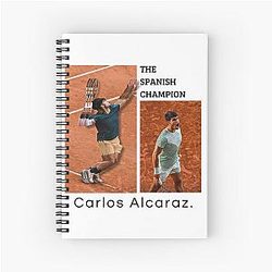 The Spanish Champion Carlos Alcaraz Notebook
