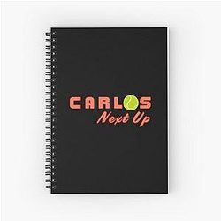 Carlos Next up Spiral Notebook