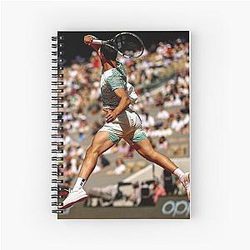 Carlos Alcaraz on clay court journal