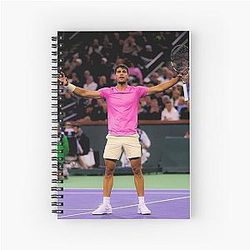 Who is Carlos Alcaraz Spiral Notebook