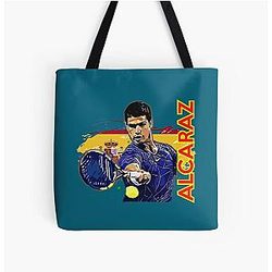Carlos Alcaraz All Over Print Tote Bag