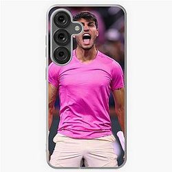 Carlos Alcaraz on the field Samsung Case