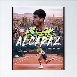 Carlos Alcaraz Barcelona Open 2023 Poster