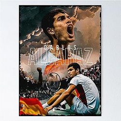 CARLOS ALCARAZ Poster