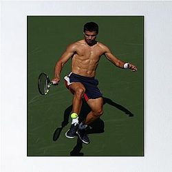 Tennis Carlos Alcaraz Poster