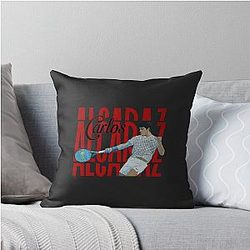 Carlos Alcaraz Throw Pillow