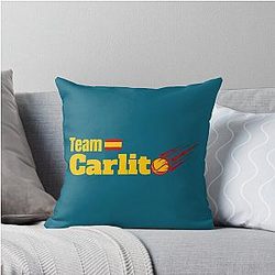 Carlos Alcaraz Throw Pillow
