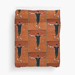 Tennis Carlo Alcaraz Duvet Cover