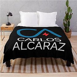 The Alcaraz White Throw Blanket