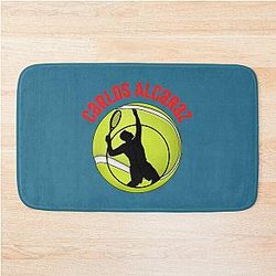 Carlos Alcaraz Tennis Champion Sport Bath Mat