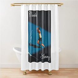 Carlos Alcaraz Signature Shower Curtain