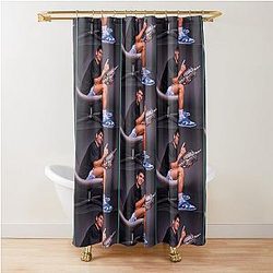 Tenis Shower Curtain Carlos Alcaraz