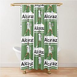 Carlos Alcaraz Poster Gift for Him, Carlos Alcaraz, Tennis, Champion, Sport Shower Curtain