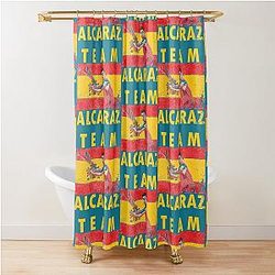 Carlos Alcaraz Shower Curtain