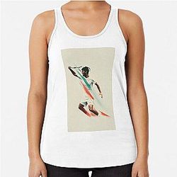 Intense Alcaraz Tennis Art Racerback Tank Top