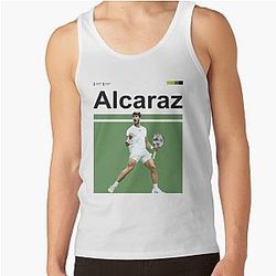 Carlos Alcaraz Poster Gifts for Him, Carlos Alcaraz Tennis Champion Sport Tank Top