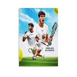 Carlos Alcaraz Tennis Star Poster Canvas Art Modern Wall Picture Print for Bedroom Decors 20x30cm