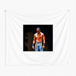 Carmelo Hayes The King of The Mic Carmelo Hayes Tapestries
