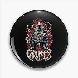 Graveside Confessions Carnifex Death Metal Pin