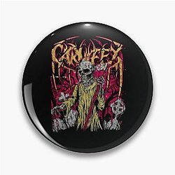 Pale Ghost Carnifex Heavy Metal Music Pin