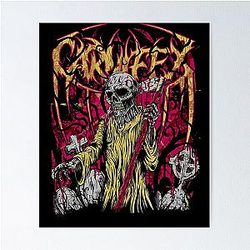 Pale Ghost Carnifex Heavy Metal Music Poster