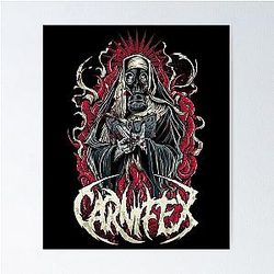 Graveside Confessions Carnifex Death Metal Poster
