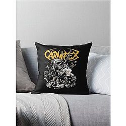 Collaborating Like Killers Metal Band Carnifex Throw Pillow