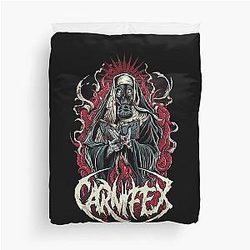 Graveside Confessions Carnifex Death Metal Duvet Cover