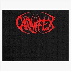 Red Logoo Carnifex Band Limited Edition Retro Style Jigsaw Puzzle