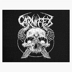 Limited Edition Art Retro Carnifex Band The Real American Deathcore Band Jigsaw Puzzle