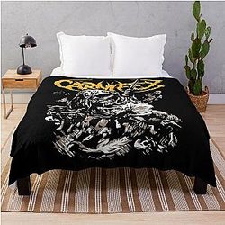 Collaborating Like Killers Metal Band Carnifex Throw Blanket