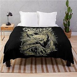 Funny Man Carnifex Band Rock Carnifex Graphic For Fans Throw Blanket