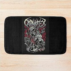 Vintage Retro Band Carnifex Art Logo Bath Mat