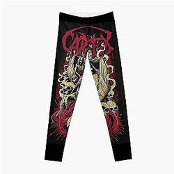 Premium Carnifex Art Band Vintage Retro Leggings