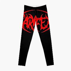 Red Logoo Carnifex Band Limited Edition Retro Style Leggings