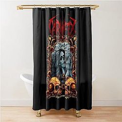Music Vintage Retro Carnifex Gifts Movie Fan Shower Curtain