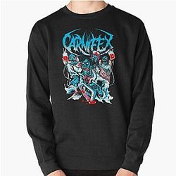 Retro Lie to My Face Carnifex Band Pullover Sweatshirt