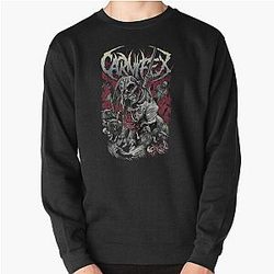 Vintage Retro Band Carnifex Art Logo Pullover Sweatshirt