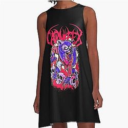 Music Drown Me in Blood Carnifex Band A-Line Dress