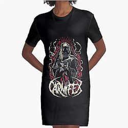 Die Without Hope Carnifex Heavy Metal Graphic T-Shirt Dress